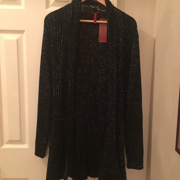 Black SPARKLE Cardigan - Picture 1 of 5